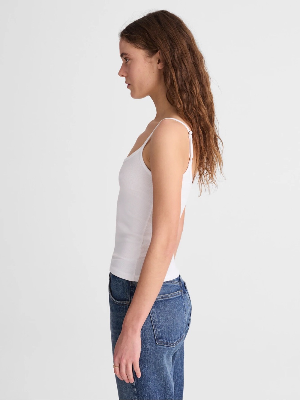 Madewell The 9-9 Cami in LuxeRib - Picture 3 of 7